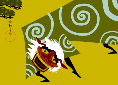 小琳派シリーズ　獅子舞圖